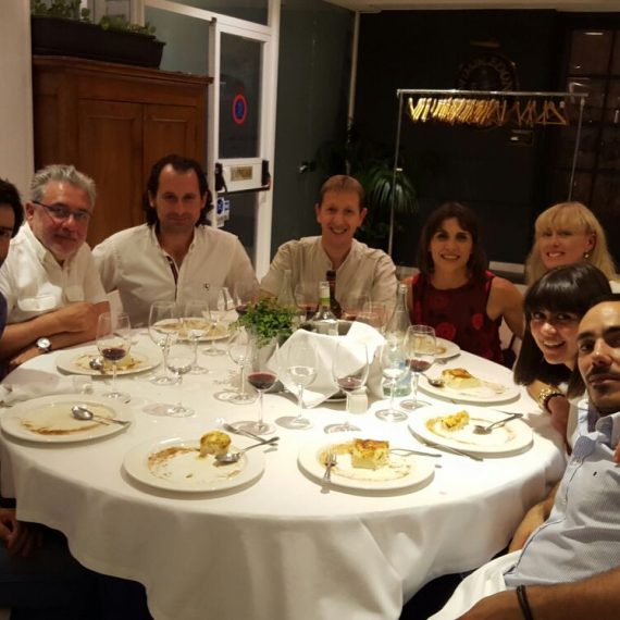 July 2016, Conference dinner, Marcial Moreno Mañas School, Donostia.